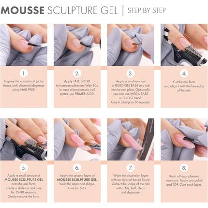 Victoria Vynn Mousse Sculpture Gel 50ml Thixotropic Gel Polar White 02 - Maison des fragrances