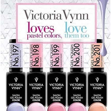 Victoria Vynn UV Led Nail Gel Polish Color Pastel Hybrid Manicure Soak Off 8ml Flaming Shape 199 - Maison des fragrances