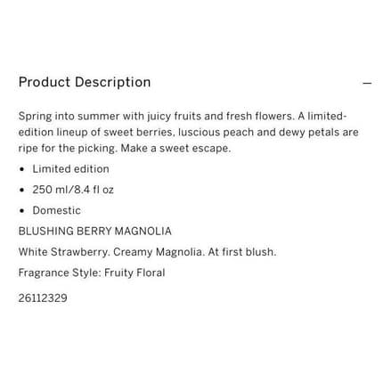 Victoria's Secret Blushing Berry Magnolia Mixte 248ml - Maison des fragrances