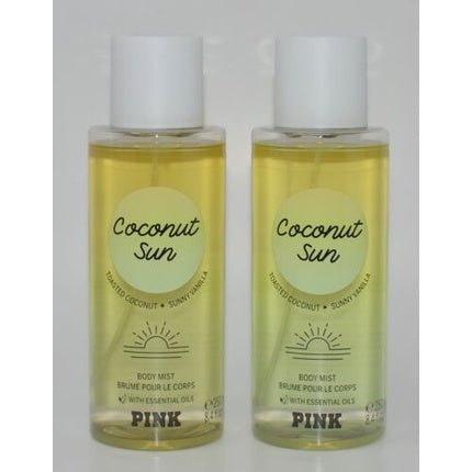 Victoria's Secret Pink Coconut Sun Scented Body Mist Spray Fragrance Vanilla - Maison des fragrances