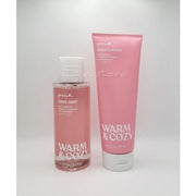 Victoria's Secret Pink Warm & Cozy Body Mist Spray & Body Lotion - Maison des fragrances