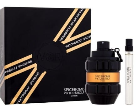 Viktor & Rolf Viktor Rolf Spicebomb Extreme Set - 90 Ml And 10 Ml Eau de Parfum Unisexe - Maison des fragrances
