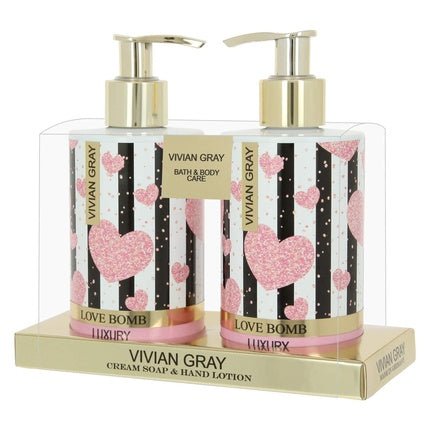Vivian Gray 1052 Love Bomb Luxury Hand Care Set Pink/Gold 2 Pieces - Maison des fragrances