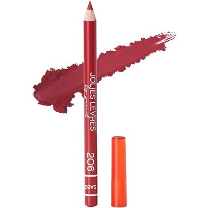 Vivienne Sabo Lip Pencil Contour des Levres Jolies Levres 206 Coral Red - Maison des fragrances