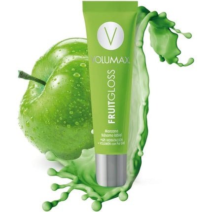 VOLUMAX Fruitgloss High Pigment Long - Lasting Lip Gloss Maximum Moisture Shine Comfort and Volume Green Apple 7.5ml - Maison des fragrances