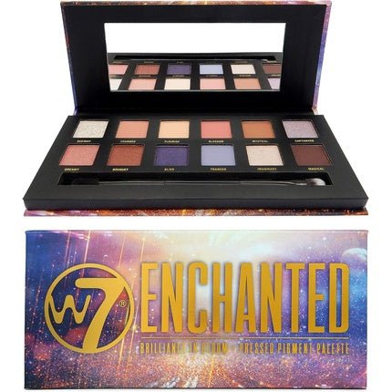 W7 Enchanted Palette Eye Shadow 12 Shades - Maison des fragrances