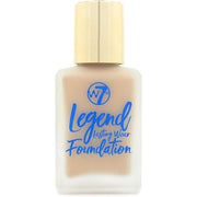 W7 Legend Creamy Liquid Foundation for Poreless Semi - Matte Medium Coverage 28ml Fresh Beige - Maison des fragrances