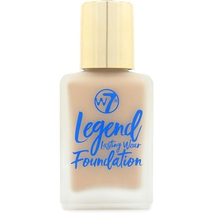 W7 Legend Creamy Liquid Foundation for Poreless Semi - Matte Medium Coverage 28ml Fresh Beige - Maison des fragrances