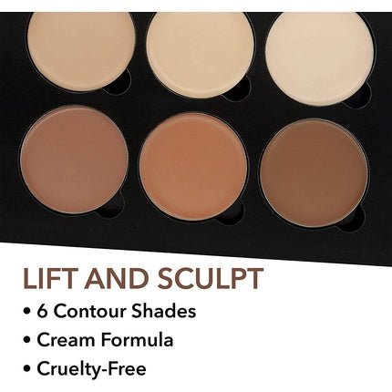 W7 Lift & Sculpt Cream Contour Kit Makeup Palette with Step - by - Step Instructions - Maison des fragrances
