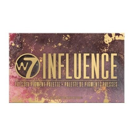 W7 London Influence Pressed Pigment Palette 18g - Vegan - Maison des fragrances