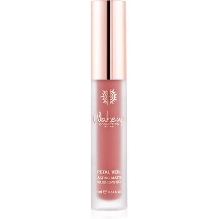 Wakeup Cosmetics Milano Petal Veil Liquid Lipstick 4ml No. 03 Soft Rosewood - Maison des fragrances