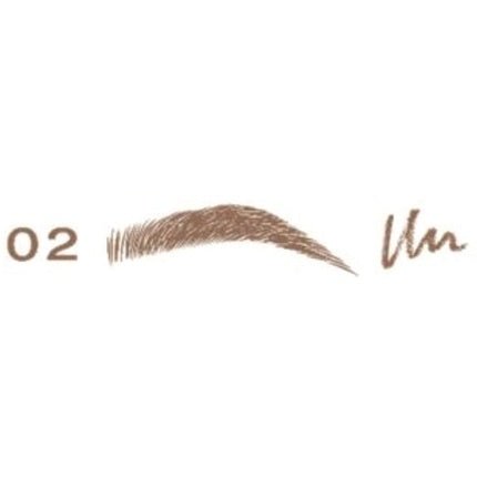 Waterproof Eyebrow Pencil Full Brow Liner Shade 02 medium brown - Maison des fragrances