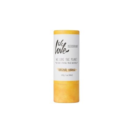 We Love The Planet Natural Deodorant Stick Original Orange 40g - Maison des fragrances
