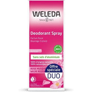 Weleda Rose Deodorant Duo - Pack of 2 Déodorant (Déo) Mixte 100ml - Maison des fragrances