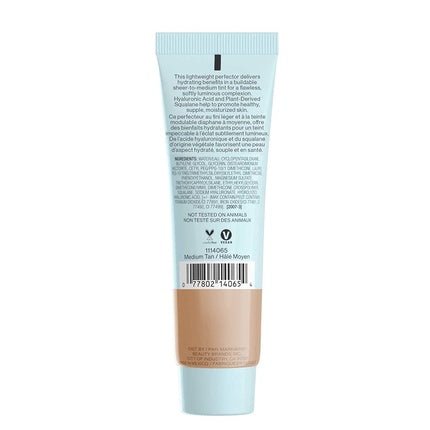 Wet n Wild Bare Focus Tinted Skin Perfector Moisturizing Fluid with Hyaluronic Acid Medium Tan 27ml - Maison des fragrances