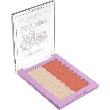 Wet 'n' Wild Face Palette Wild Crush Passion Collection Highlighter and Blusher Duo Infused with Passion Fruit Seed Oil Passion Session Blushlighter Palette Passion Session - Maison des fragrances