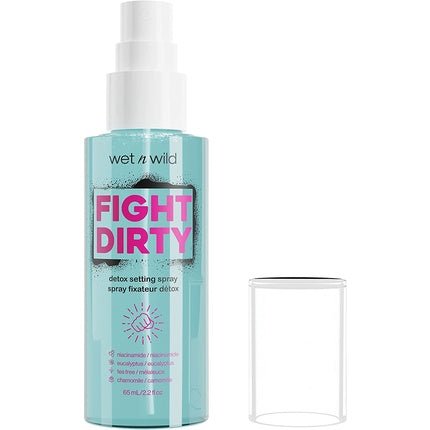 Wet n Wild Fight Dirty Makeup Clarifying Setting Spray with Hydrating and Balancing Formula - Natural Finish - Maison des fragrances