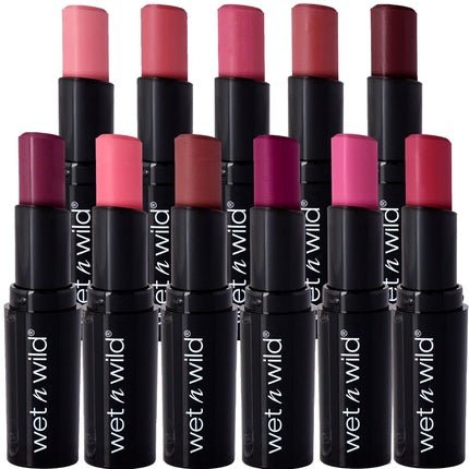 Wet N Wild Megalast Lip Color Lipstick - Semi - Matte Creamy Lip Color - Maison des fragrances