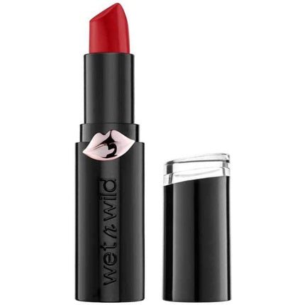 Wet n Wild Megalast Lipstick Long - Lasting Moisturizing Matte Lipstick with Microsphere Technology Natural Extracts Coenzyme Q10 Vitamin A & E Stoplight Red - Maison des fragrances