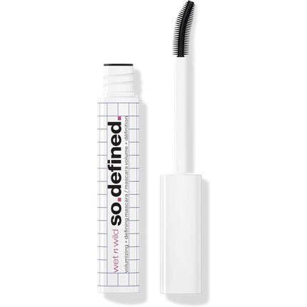 Wet n Wild So Defined Volumizing + Defining Mascara Enriched Formula with Castor Oil for Fuller and Thicker Lashes Non - Clumping Black Mascara - Maison des fragrances