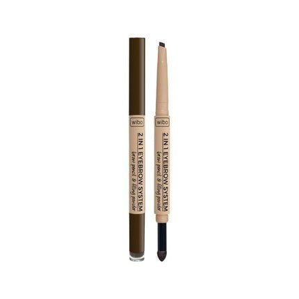 Wibo 2 In 1 Eyebrow System Eyebrow Pencil No. 3 2g - Maison des fragrances