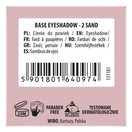 Wibo I Choose Base Eyeshadow Nr 2 - Maison des fragrances