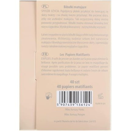 Wibo Oil Absorbing Sheets - Maison des fragrances