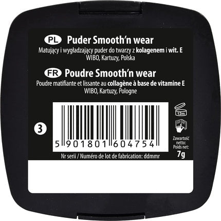 Wibo Smooth'n Wear Matte Powder - 3, 7g - Maison des fragrances