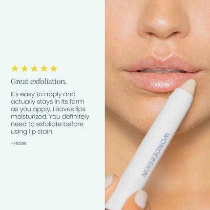 Wonderskin 3 - in - 1 Lip Scrub Exfoliator Moisturizer Balm - Maison des fragrances
