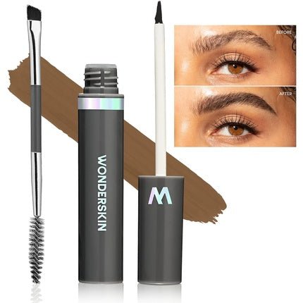 Wonderskin Dream Brow Eye Brow Gel Waterproof Eyebrow Filler Long Lasting Eyebrow Mascara Transfer Proof Brown Tinted Brow Gel Brunette - Maison des fragrances