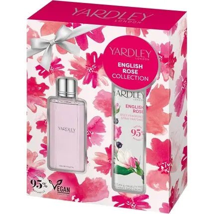 Yardley English Rose Eau de toilette & Body Spray Set - Maison des fragrances