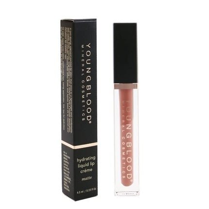 Youngblood Clean Luxury Cosmetics Hydrating Liquid Lip Creme Soft Velvety Matte Long Lasting Moisturizing Non - Sticky Liquid Lipstick Vegan Cruelty Free Paraben Free Gluten Free Chic - Maison des fragrances