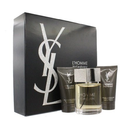 YSL L'Homme 100ml - Eau De Toilette Gift Set with Shower Gel and After Shave Balm - NEW - Maison des fragrances