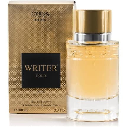 Yves De Sistelle Cyrus Writer Gold Eau de Toilette (EDT) Mixte 100ml - Maison des fragrances
