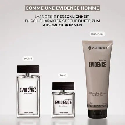 Yves Rocher COMME UNE EVIDENCE - Eau De Toilette Homme Woody & Spicy Scent 100ml - Maison des fragrances
