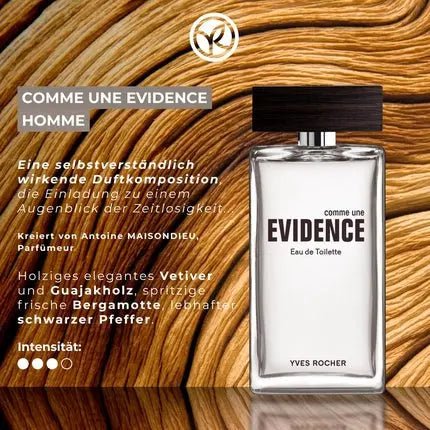 Yves Rocher COMME UNE EVIDENCE - Eau De Toilette Homme Woody & Spicy Scent 100ml - Maison des fragrances