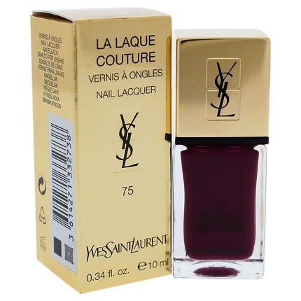 Yves Saint Laurent La Laque Couture 75 Fuchsia Overnoir 0.34 Ounce - Maison des fragrances
