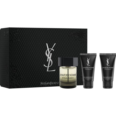 Yves Saint Laurent La Nuit De L' Set - With 2 Shower Gels Coffret (Coffret) Homme 100ml - Maison des fragrances