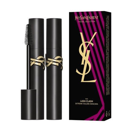 Yves Saint Laurent Mascara Lash Clash Set Black Duo Lash Clash Extreme Volume Black Mascara - Maison des fragrances