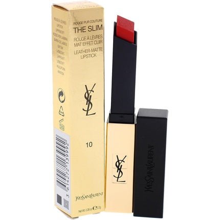 Yves Saint Laurent Rouge Pur Couture The Slim Lipstick 10 Corail Antinomique - Maison des fragrances