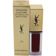Yves Saint Laurent Tatouage Couture The Metallics 102 Iron Pink Spirit Lip Stain 0.1g - Maison des fragrances