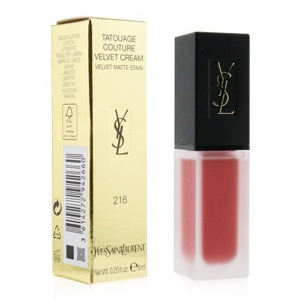 Yves Saint Laurent Tatouage Couture Velvet Cream 216 Nude Emblem 6ml - Maison des fragrances