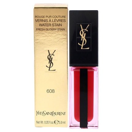 Yves Saint Laurent Vernis A Levres Water Stain Lipstick 608 Flot De Fuchsia - Maison des fragrances