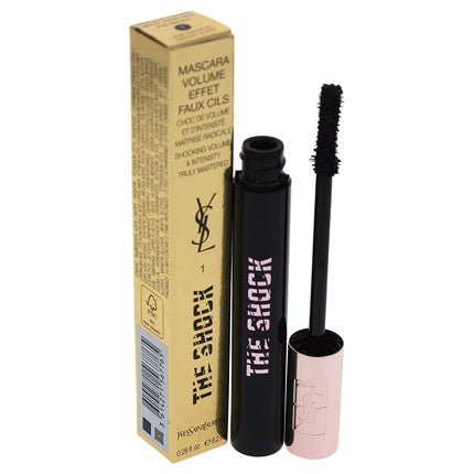 Yves Saint Laurent Volume Effet Faux Cils The Shock Mascara No.01 Asphalt Black 0.28 Ounce - Maison des fragrances