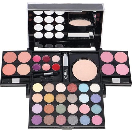 ZMILE COSMETICS All You Need To Go Beauty Box Vegan Cosmetics with Mirror - Small Make - Up Set for On the Go, for Traveling and as a Gift - Maison des fragrances
