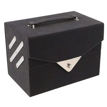 ZMILE Cosmetics Beauty Case Velvety Makeup Case Dark Grey Limited Edition - Maison des fragrances