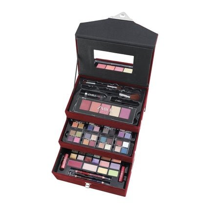 ZMILE Cosmetics Beauty Case Velvety Vegan Makeup Case in Dark Berry - Maison des fragrances
