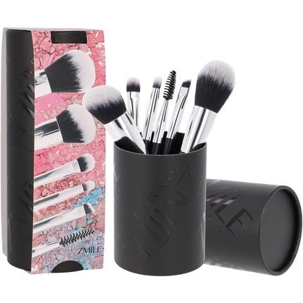 ZMILE Cosmetics Gift Box 'YOUR UTENSILO' Brushes Brush Set 6 Pieces Synthetic Hair Vegan Cosmetic Brushes - Maison des fragrances