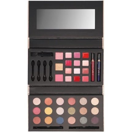 ZMILE COSMETICS Glam To Go Beauty Box Vegan Cosmetics with Mirror Small Make - Up Set for On the Go Traveling and as a Gift - Maison des fragrances