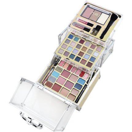 ZMILE COSMETICS Glam Transparent Cosmetic Case Vegan Cosmetics with Make - Up Set for On The Go Traveling and as a Gift - Maison des fragrances